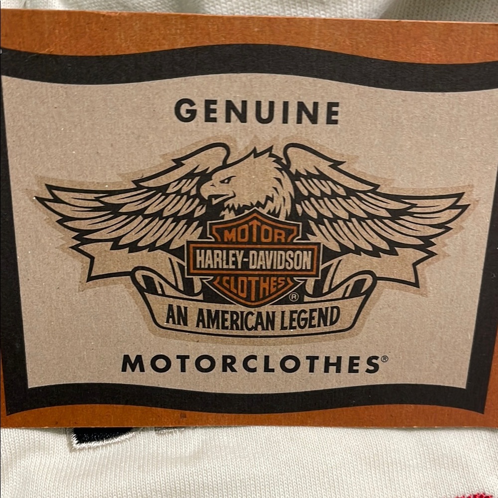 Harley-Davidson Cream Long Sleeve Tee - Picture 7 of 7